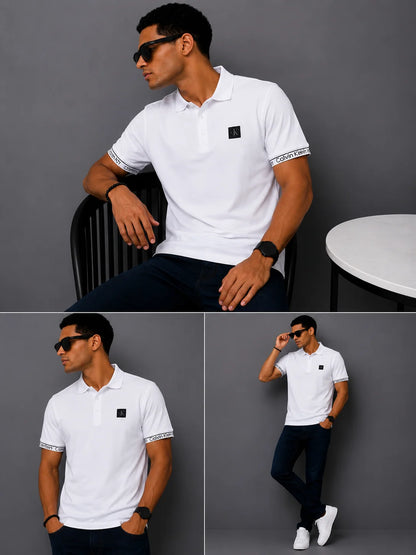 Polo referencia 30086, color Blanco, talla L