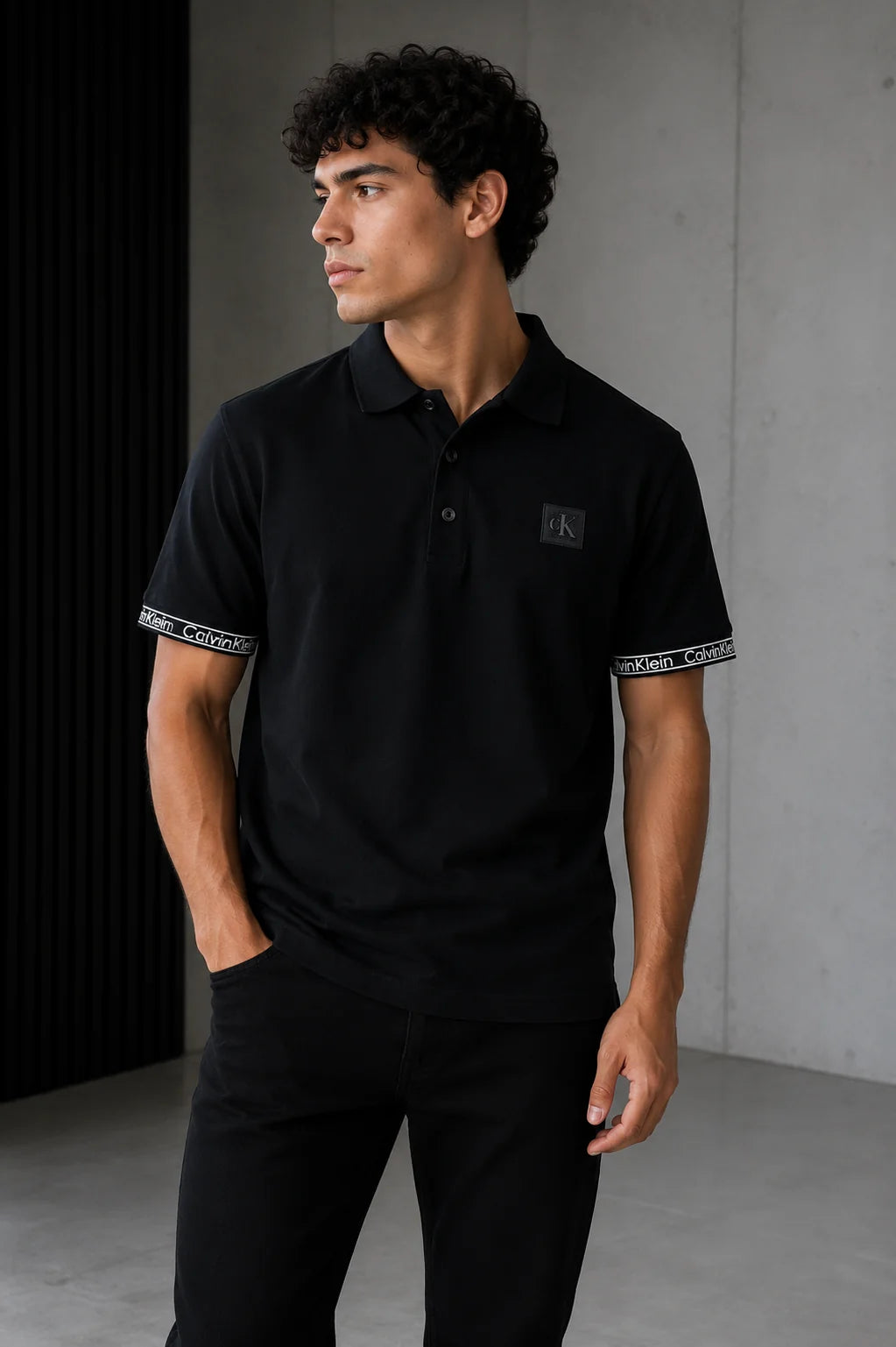 Polo referencia 30086, color Negro, talla XXL