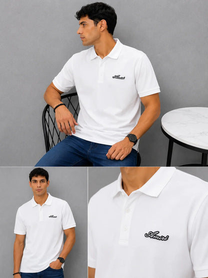 Polo referencia 30091, color Blanco, talla XXL