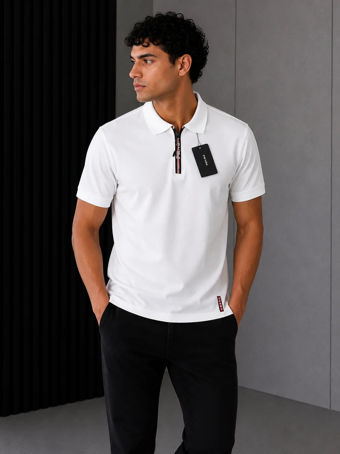 Polo referencia 30093, color Blanco, talla XL