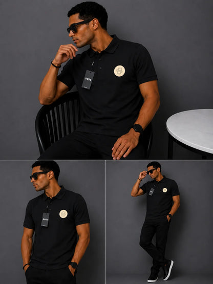 Polo referencia 30099, color Negro, talla XL