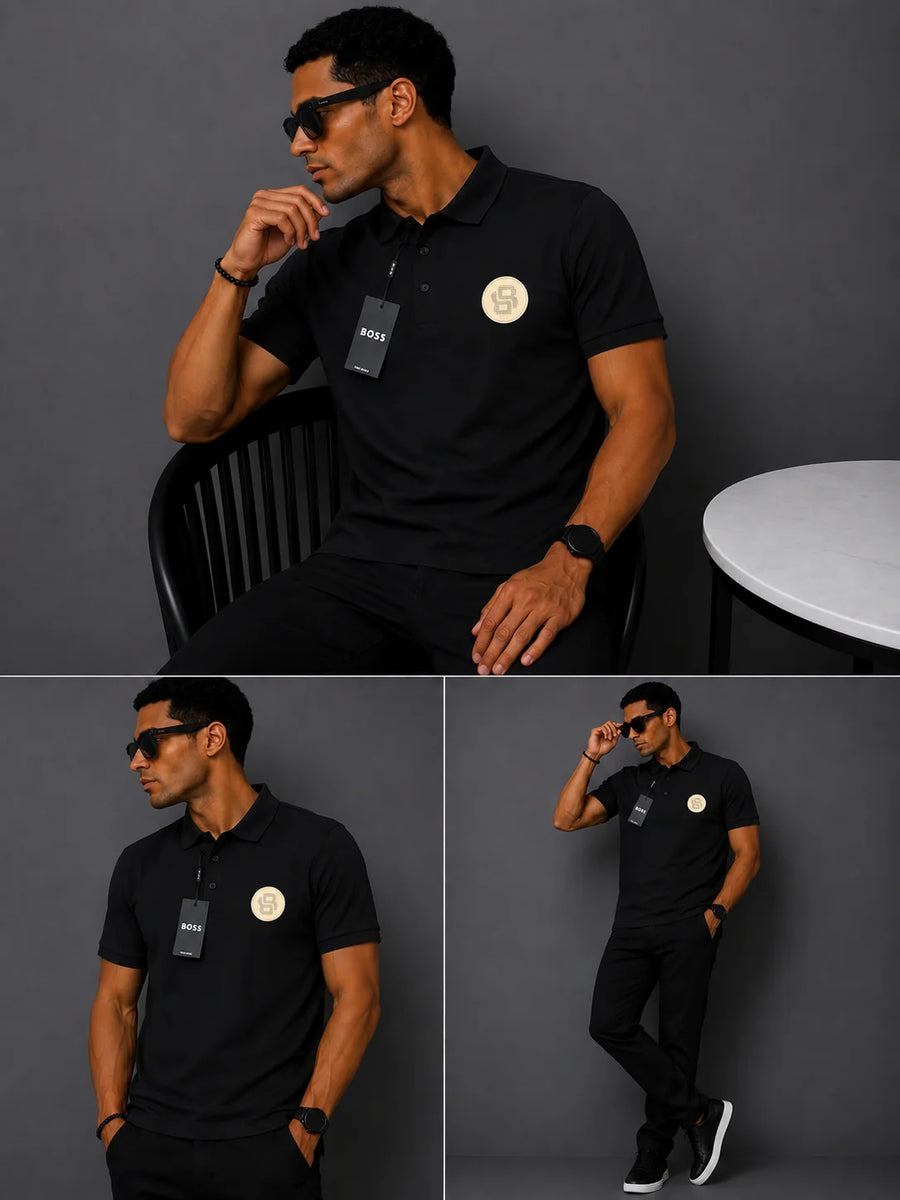 Polo referencia 30099, color Negro, talla XL