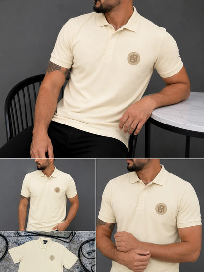 Polo referencia 30099, color Beige, talla XXL