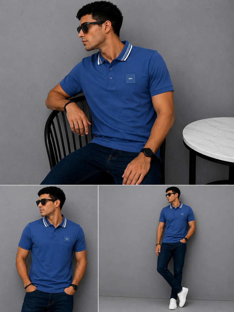 Polo referencia 30101, color Azul marino, talla M