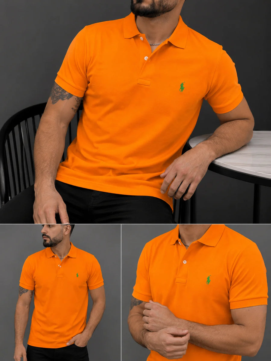 Polo referencia 30106, color Naranja, talla L