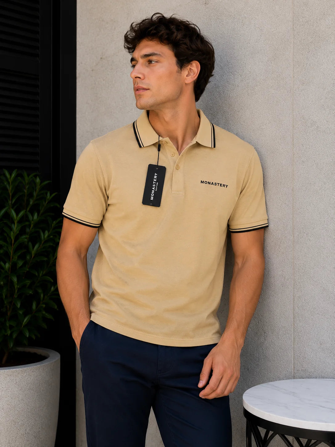 Polo referencia 30108, color Caqui, talla XL