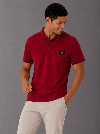 Polo referencia 30131, color Vino tinto, talla XL