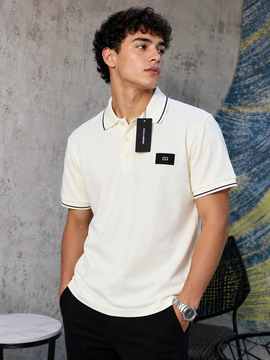 Polo referencia 30131, color Beige, talla XL