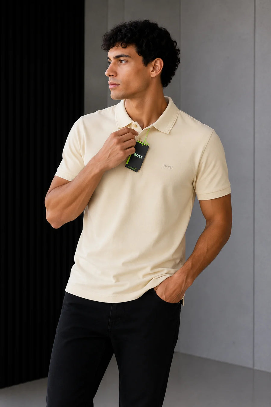 Polo referencia 30135, color Beige, talla XXL