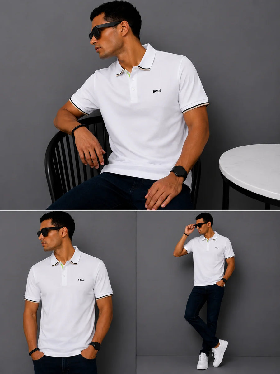 Polo referencia 30162, color Blanco, talla XXL