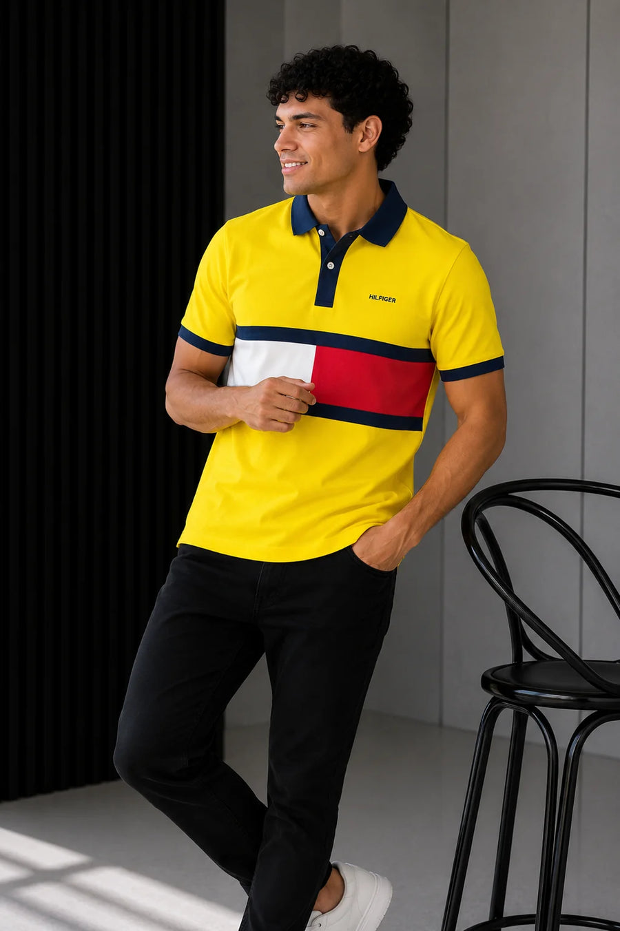 Polo referencia 30167, color Amarillo oscuro, talla XXL