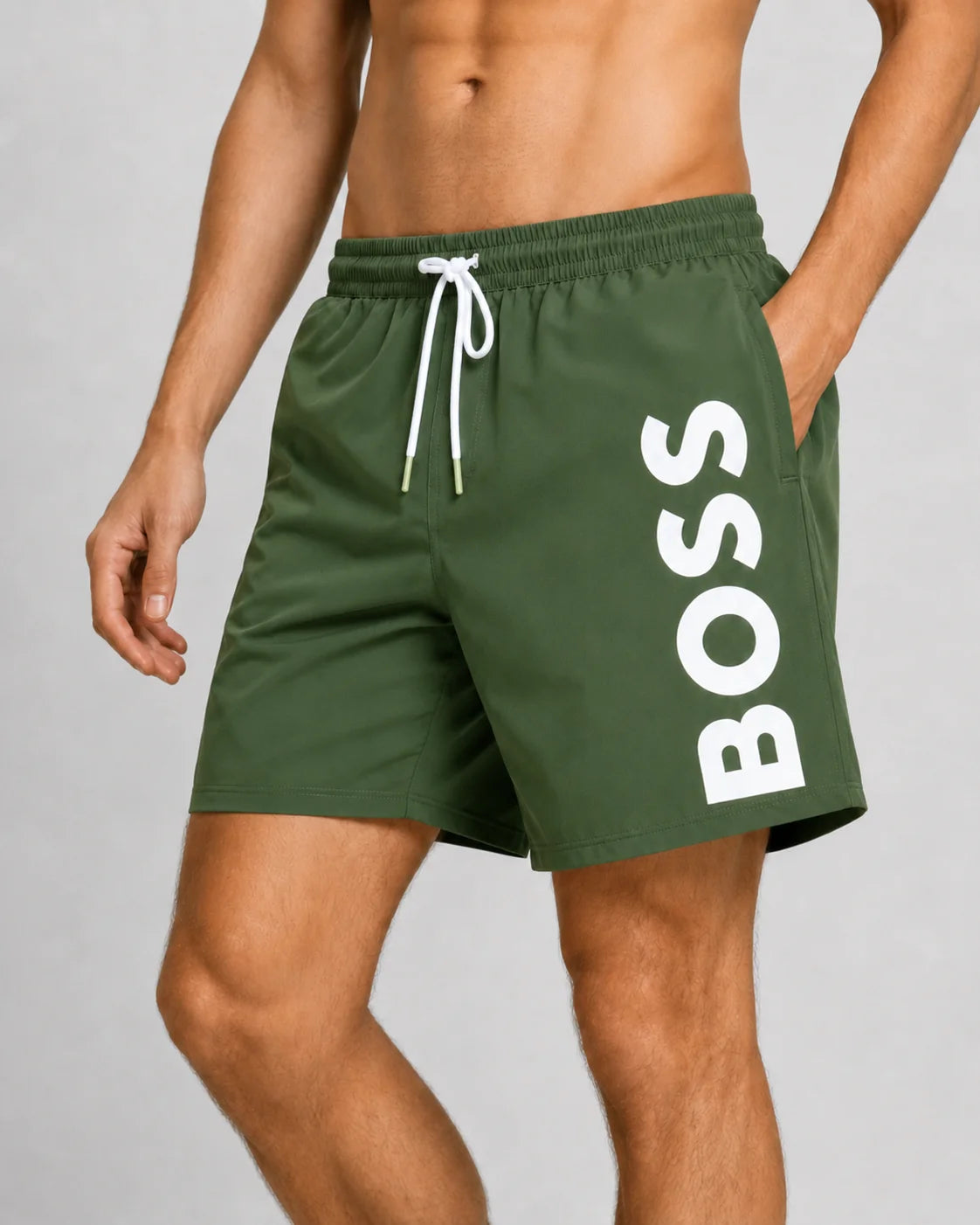 Pantaloneta referencia 50009, color Verde musgo, talla L