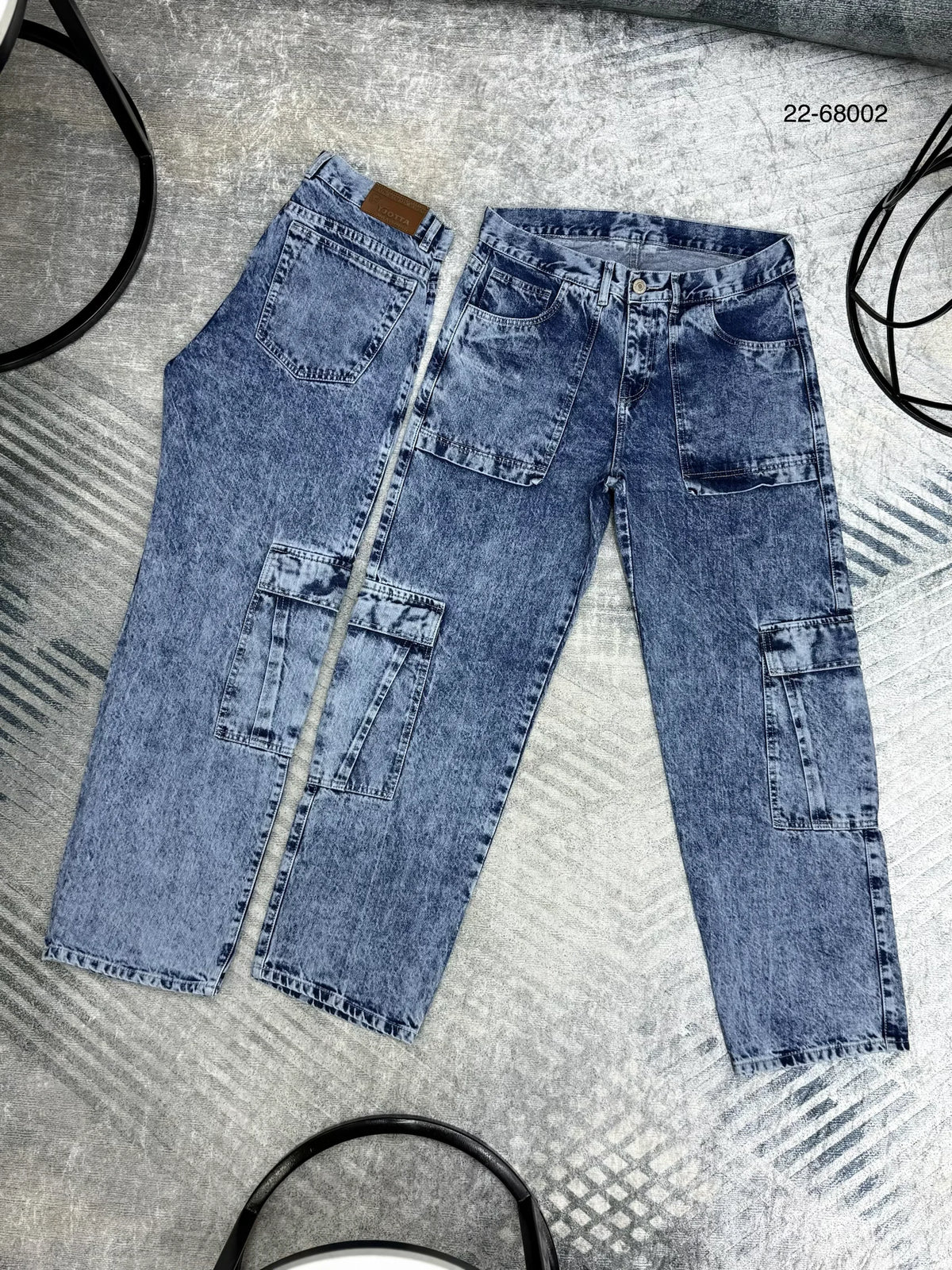 Jean Baggy referencia 68002, color Celeste, talla 32