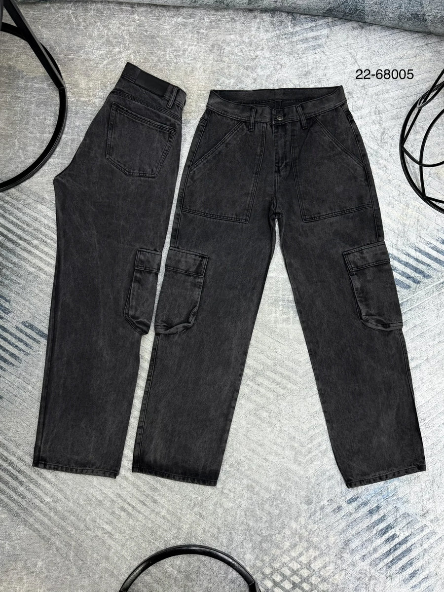 Jean Baggy referencia 68005, color Negro, talla 36