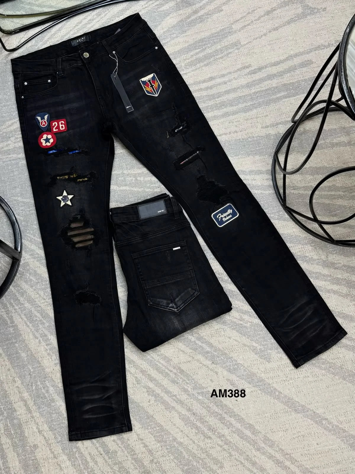Jean referencia 70013, color Negro, talla 38
