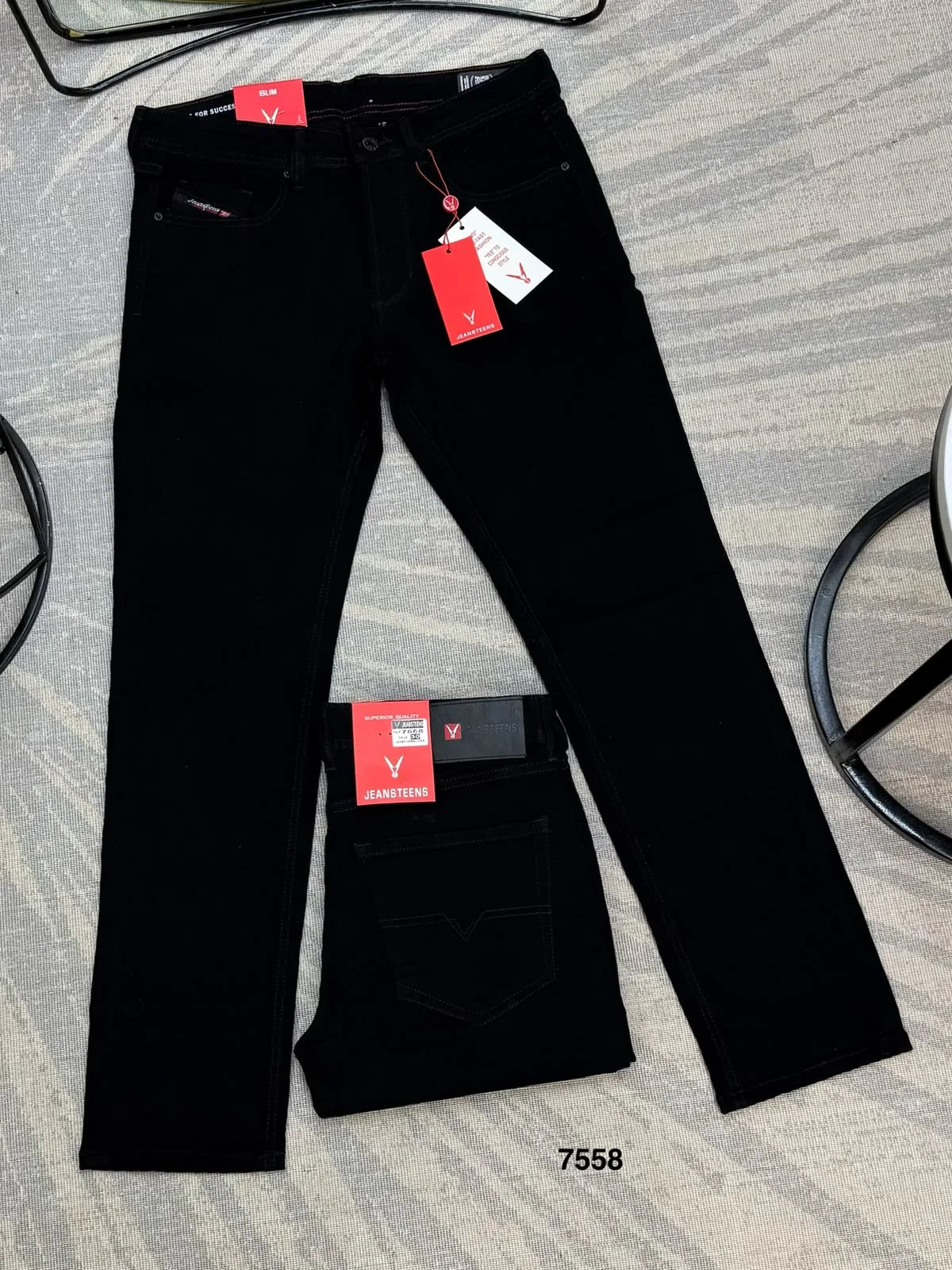 Jean referencia 70024, color Negro, talla 30