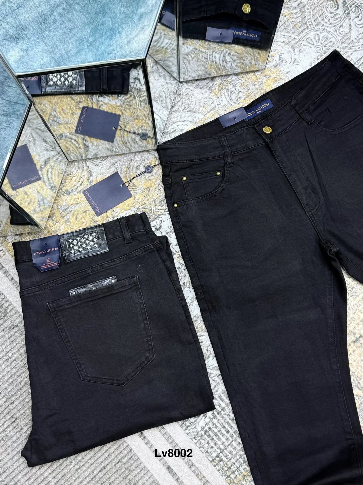 Jean referencia 70086, color Negro, talla 40