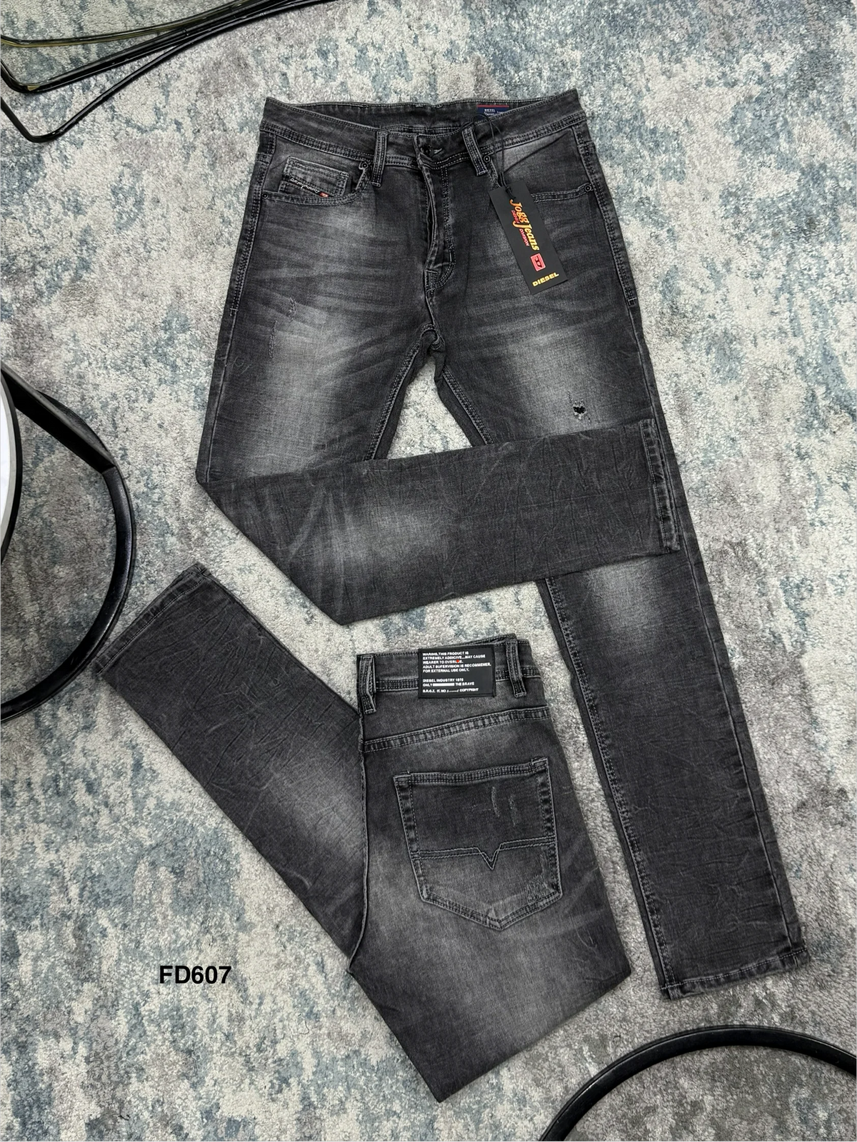 Jean referencia 70094, color Gris oscuro, talla 34