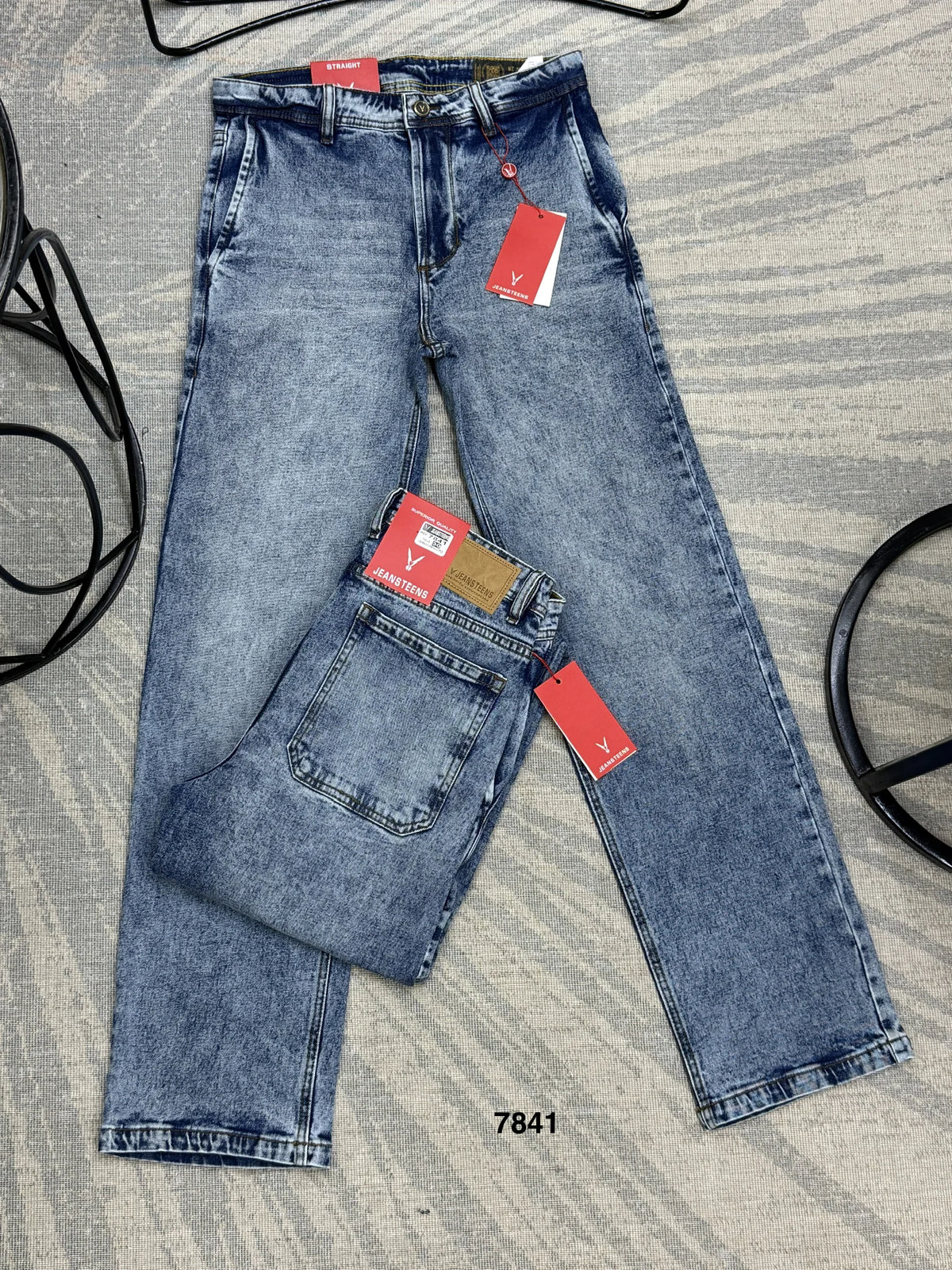 Jean Baggy referencia 7841, color Azul rey, talla 36