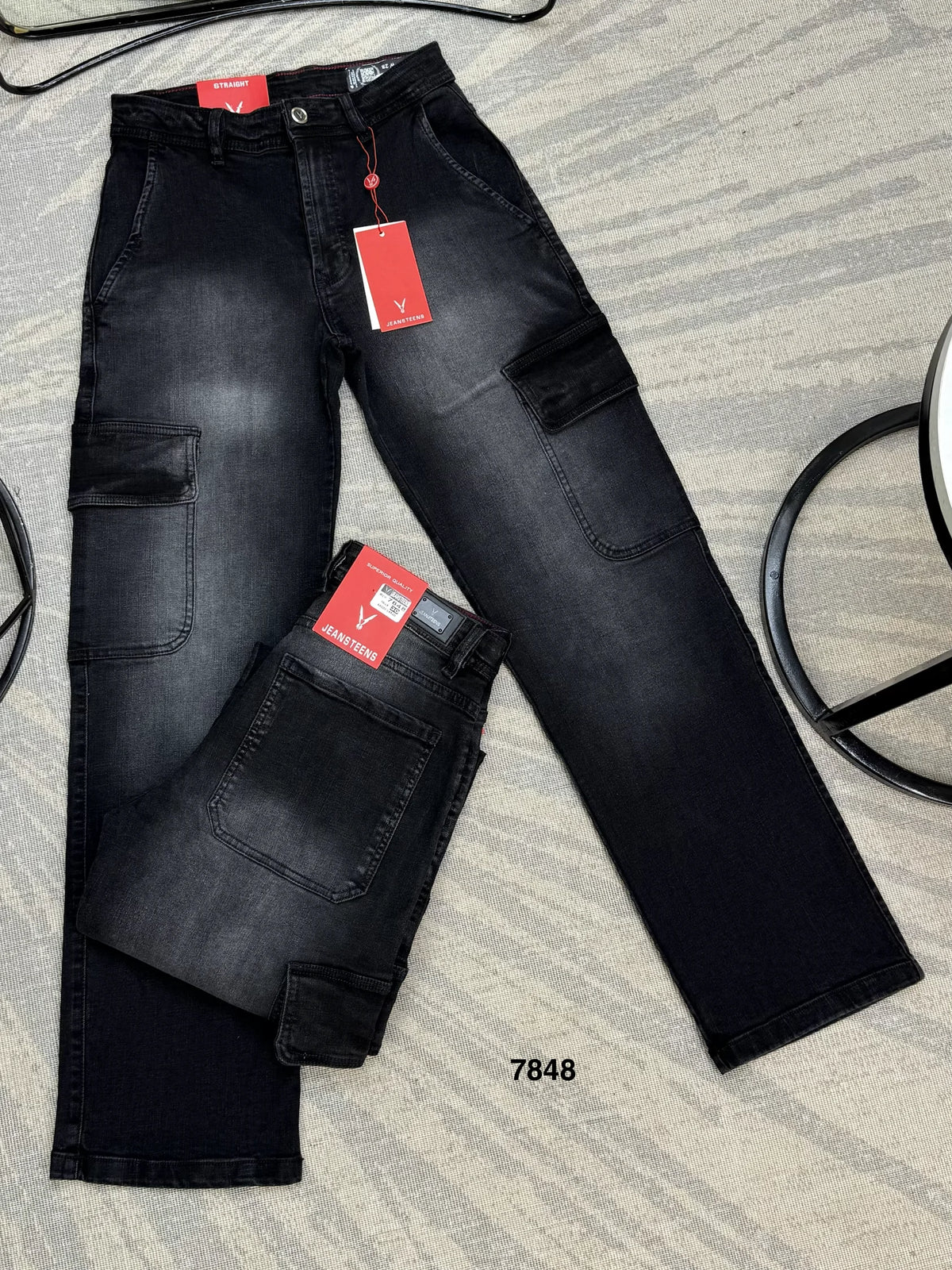 Jean Baggy referencia 7848, color Negro, talla 32