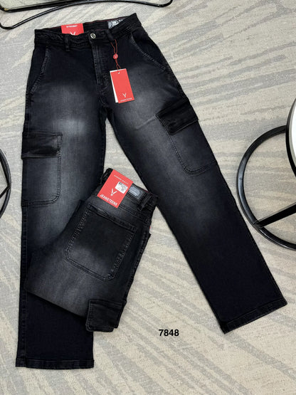 Jean Baggy referencia 7848, color Negro, talla 32