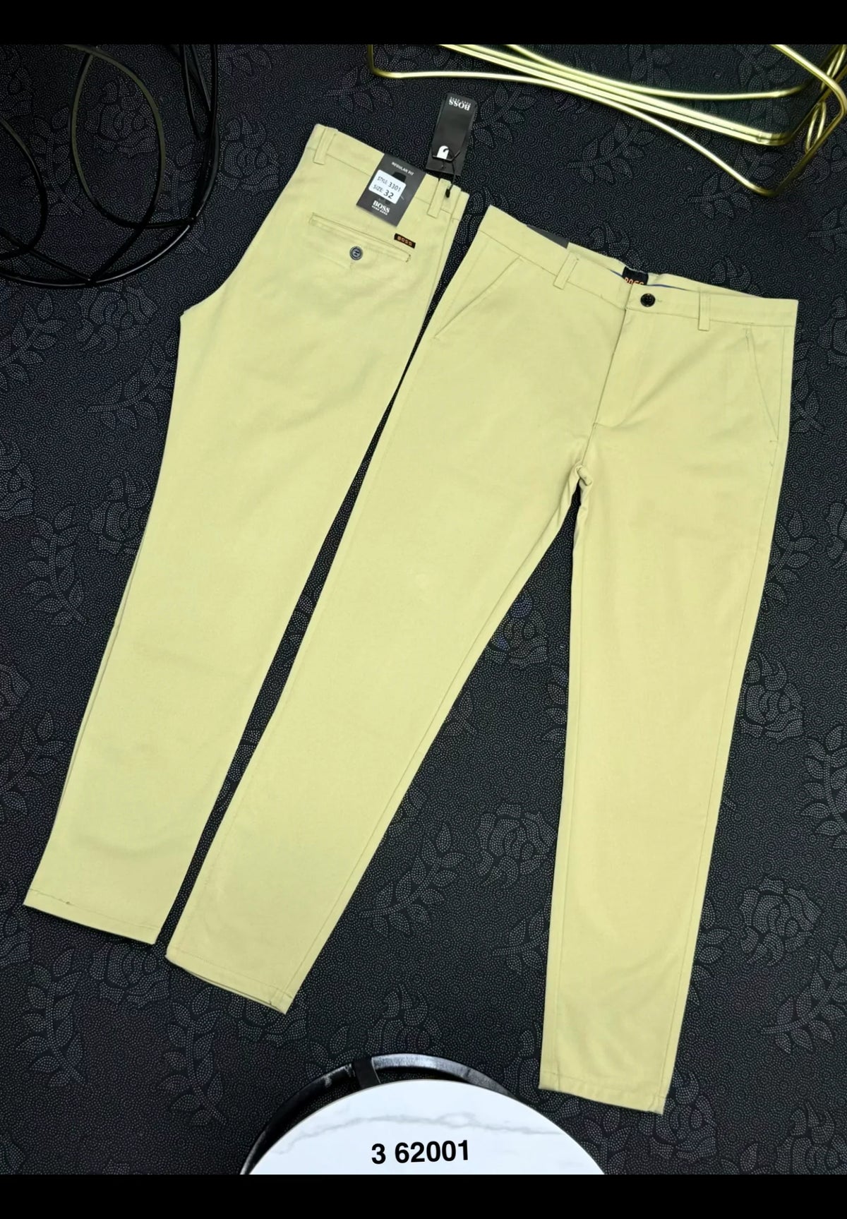 Pantalon drill referencia 80002, color Amarillo claro, talla 30