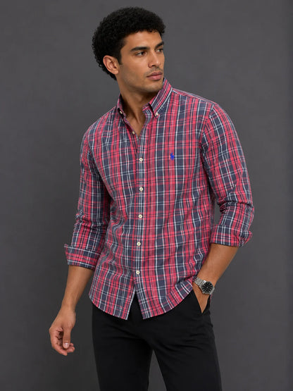 Camisa manga larga 40025 - Rojo - talla L