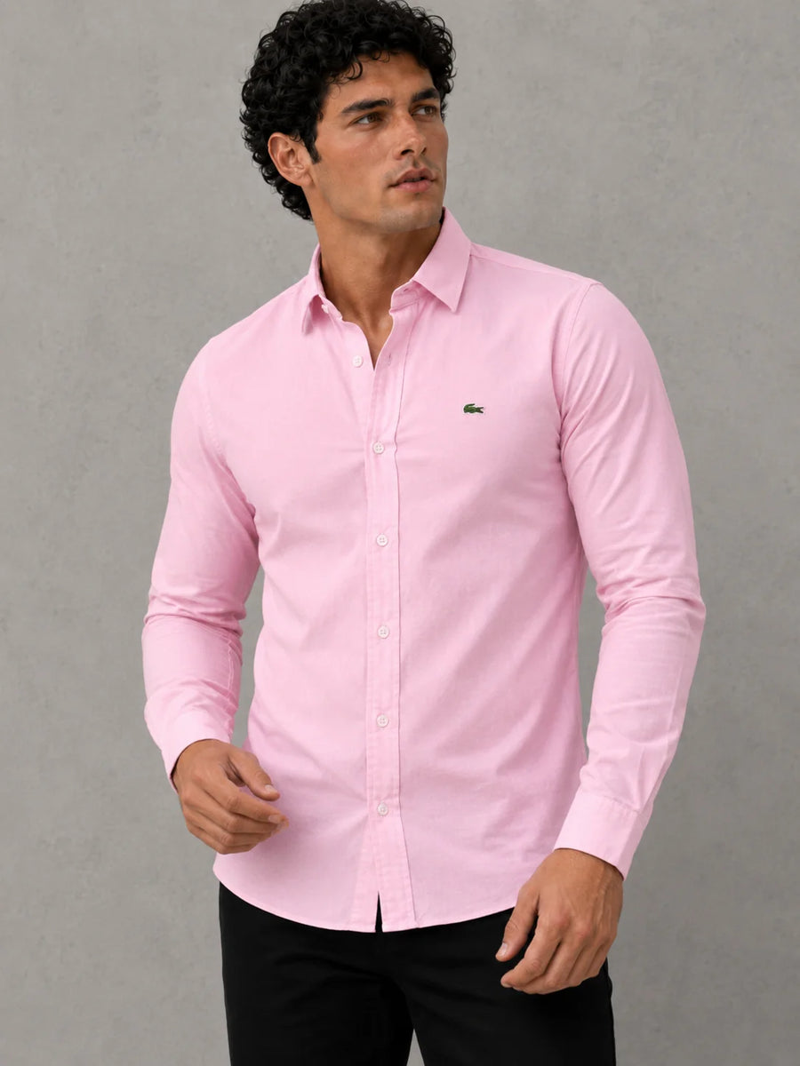 Camisa manga larga 40031 - Rosado claro - talla S