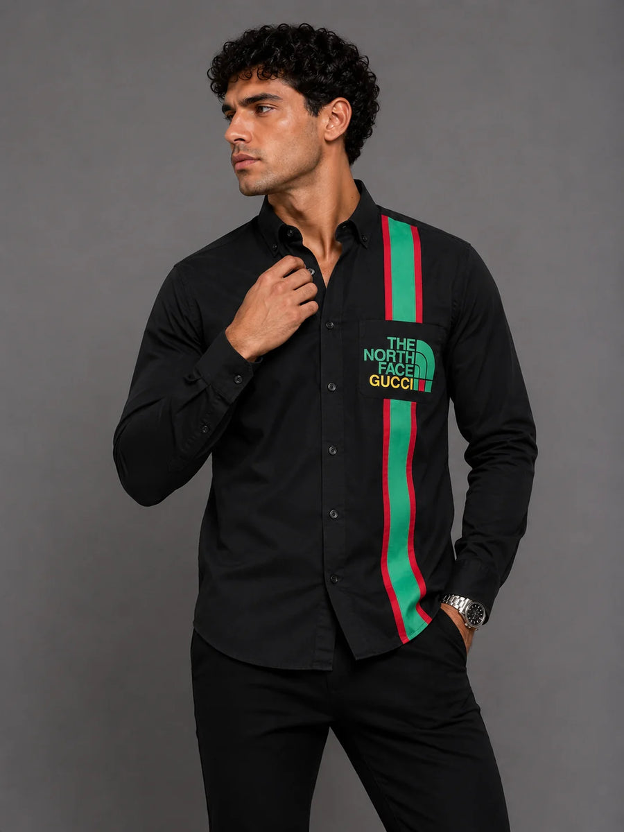 Camisa manga larga 40050 - Negro - talla M