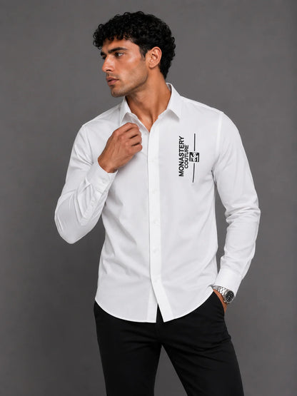 Camisa manga larga 40051 - Blanco - talla L