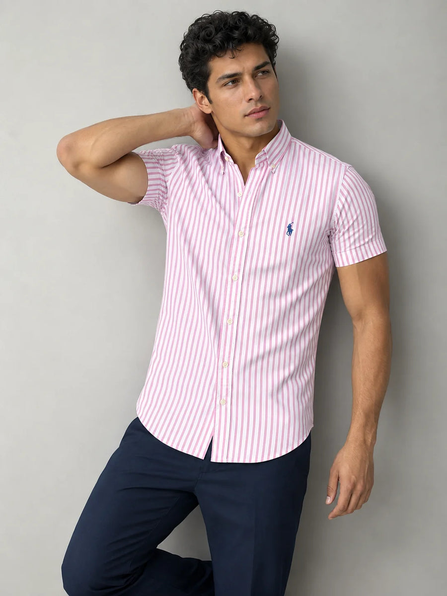 Camisa manga corta 45005 - Rosado claro - talla S
