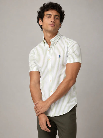 Camisa manga corta 45005 - Verde claro - talla S