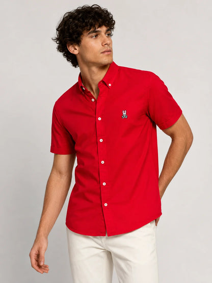 Camisa manga corta 45015 - Rojo - talla S