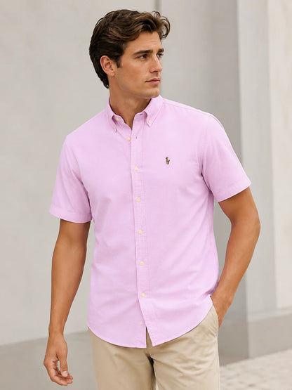 Camisa manga corta 45023 - Rosado claro - talla XL