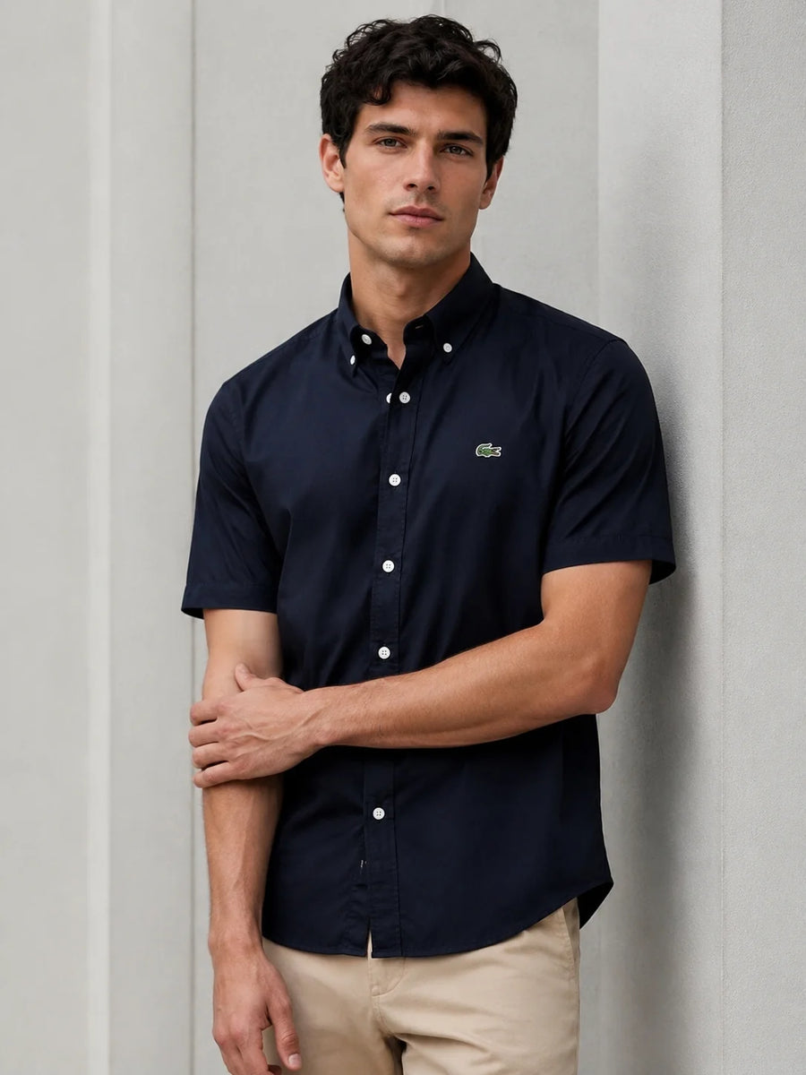 Camisa manga corta 45038 - Negro - talla XL