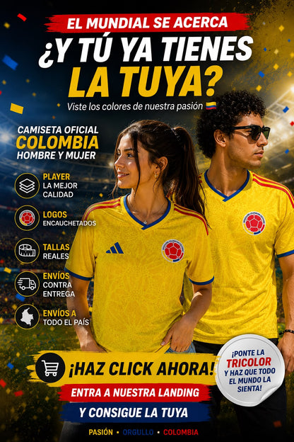 Camiseta Colombia 2026 Player Version 🇨🇴