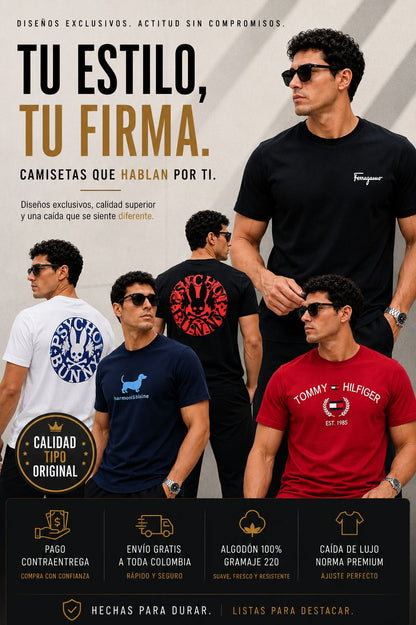 Camisetas de Lujo Hombre | Edición Exclusiva