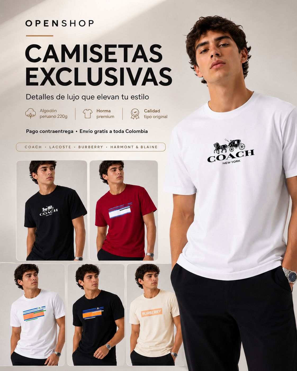 Camisetas Exclusiva Hombre | Calidad Superior